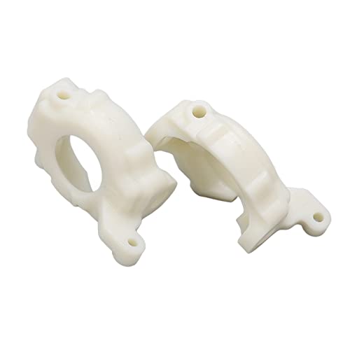 Shanrya RC Car Gauche Droit Base Set Fixe Mount, Mejora el rendimiento de las piezas de repuesto izquierda Right Base C Set Fixed Mount Durable White for RC Car