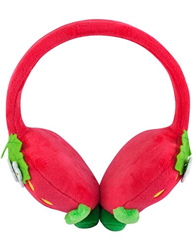 Shopkins Auriculares de Felpa Strawberry Kiss