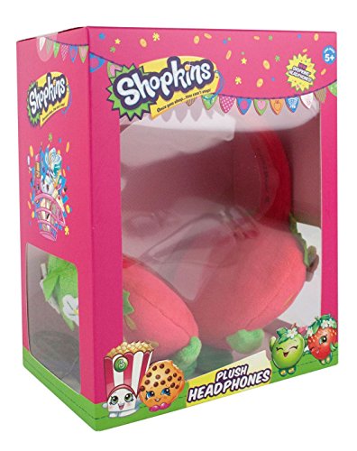 Shopkins Auriculares de Felpa Strawberry Kiss