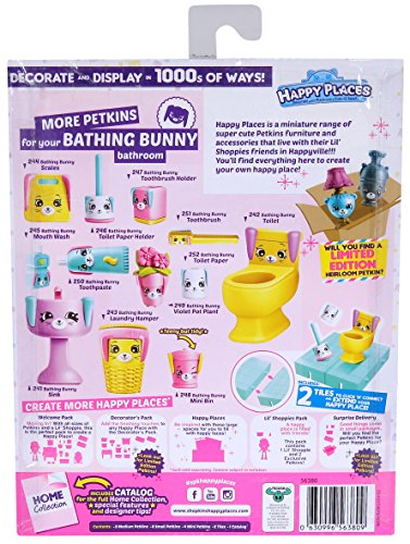 Shopkins Happy Places Decorator Pack Bathing Bunny by Happy Places Shopkins