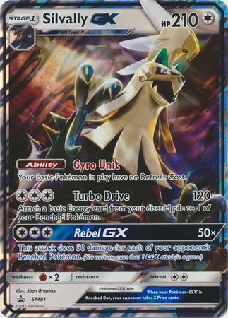 Silvally GX - SM91 - Tarjeta de gran tamaño Promo Pokemon Jumbo