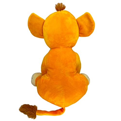 Simba Peluche, Peluche de Rey León The Lion King, Juguetes Simba Peluche de Animales de Dibujos, Peluche Rey Leon para Niños Cumpleaños