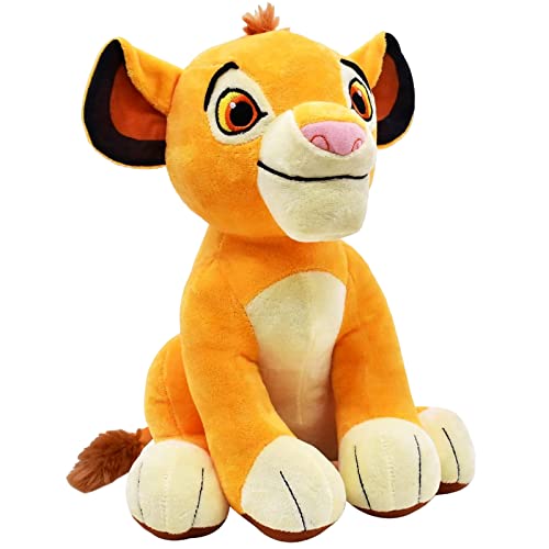 Simba Peluche, Peluche de Rey León The Lion King, Juguetes Simba Peluche de Animales de Dibujos, Peluche Rey Leon para Niños Cumpleaños