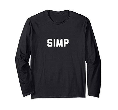 Simp - Funny Trendy Simp Slang Meme Manga Larga