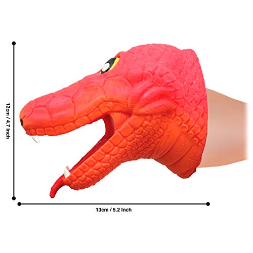 Snap Attack - Serpiente de Deluxebase. Marionetas de Mano para niños. Marionetas de Mano de Serpiente, Juguetes elásticos, geniales para TDAH y Autismo. Juguetes de Serpiente para niños y niñas.