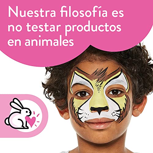 Snazaroo Kit Maquillaje Patrulla Canina Chase & Marshall - Aguacolores para Niños Y Adultos, 8 Colores, 1 Plantilla, 1 Pincel, 1 Esponja, 1 Guía, Base Agua, Maquillaje Pintacaras