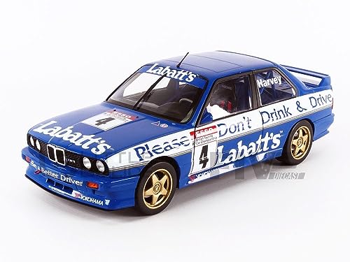 Solido S1801512 1:18 BMW E30 M3 BTCC 1991 Coche Miniatura Coleccionable, Multi