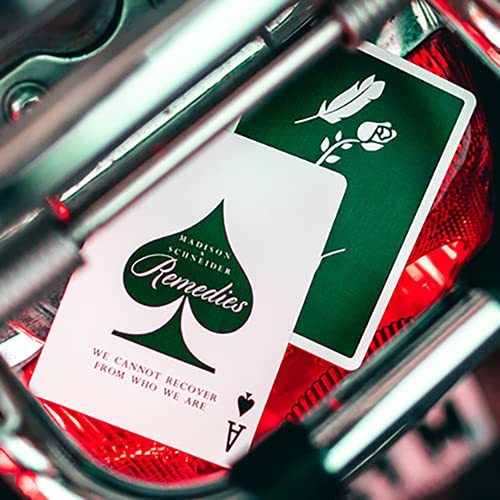 SOLOMAGIA Green Remedies Playing Cards by Madison x Schneider