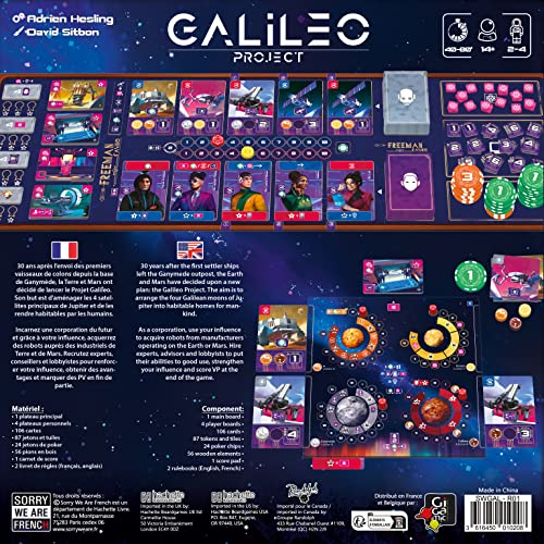 Sorry We are French - Galileo Project Juego de Estrategia 45 Minutos 2 a 4 Jugadores Edad 14+, L