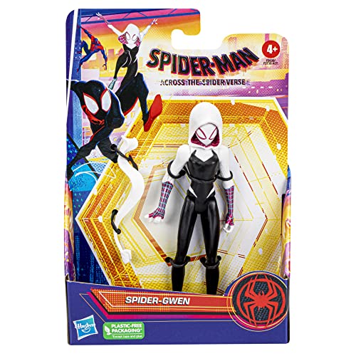 Spider-man Marvel Across The Spider-Verse - Figura de Spider-Gwen de 15 cm con Accesorio - A Partir de 4 años