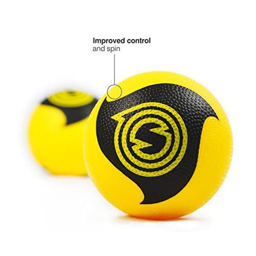 Spikeball Pro - Set Oficial Torneo - Más Fuerte, 2 Pelotas Pro con un diseño Que facilita un Control más fácil, Mochila, Bomba & Calibre incluidos