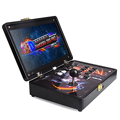 SPRING2014 Arcade Consola 3D Pandora Box, [3800 juegos en 1] Pandora 28S Arcade Retro Consola de Juegos de 14.0 pulgadas, videojuegos Arcade, 16 GB Full HD Retro Arcade con HDMI, 28 Segundos, pequeño