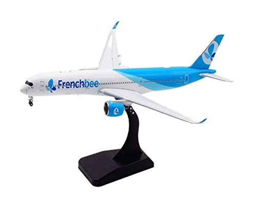 SQFZLL Modelos De Aviones De Aleación a Escala Modelo de avión de aleación de A350-1000 F-HMIX de aviación de Abeja Francesa a Escala 1:400 Configuración De La Escena del Avión