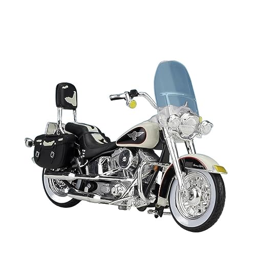 SQFZLL para los Amantes de los Amigos de la Familia 1:18 Aleación Fundida A Presión Operativa para: Harley-Davidson 1993 Flstn Heritage Softail Coleccionables (Color : A)