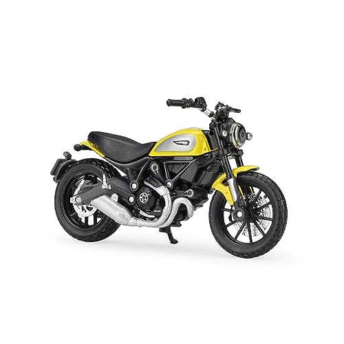 SQFZLL para los Amantes de los Amigos de la Familia Juguete De Suspensión Operable Modelo De Motocicleta Fundida A Presión 1:18 para: Ducati Scramble Coleccionables