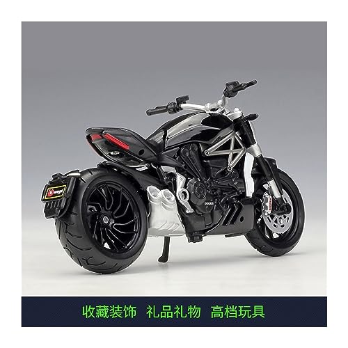 SQFZLL para los Amantes de los Amigos de la Familia Suspensión Operable Modelo De Motocicleta Fundida A Presión 1:18 para: 2016 Ducati Xdiavel S Coleccionables