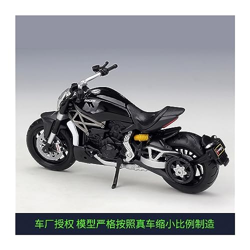 SQFZLL para los Amantes de los Amigos de la Familia Suspensión Operable Modelo De Motocicleta Fundida A Presión 1:18 para: 2016 Ducati Xdiavel S Coleccionables