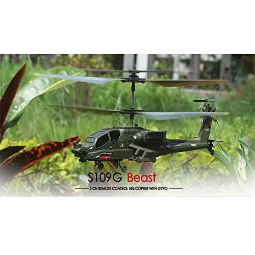 SSBHDM Avión RC Helicóptero Apache de 3,5 canales Despegue y aterrizaje con una sola tecla Avión RC Drone inteligente de altura fija Avión RC de juguete con estabilizador giroscópico Regalos para niño