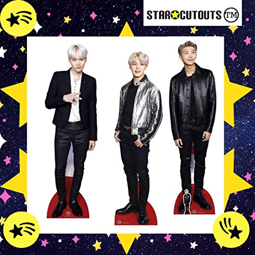 Star Cutouts CS905 BTS Bangtan Boy Silver Jacket r Park_Ji_Min (Star Mini) 90 cm de alto, multicolor