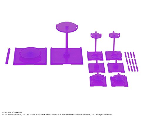 Star Trek Attack Wing: Dominion (Purple) Faction Base/pegs Set by WizKids