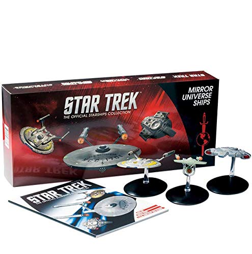 Star Trek - Juego de cajas de naves espaciales del universo espejo - Colección oficial de Star Trek Starships por Eaglemoss Collections