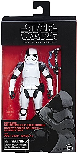 Star Wars Black Series First Order Stromtrooper Executioner - Figura coleccionable del episodio 8 de Star Wars