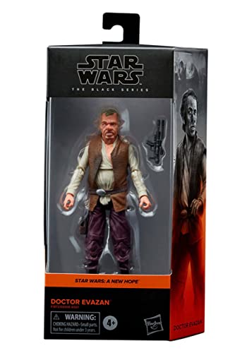 Star Wars Hasbro F18735X0 The Black Series Figura de Colección de Doctor Evazan, a Escala de 15 cm, Nueva Esperanza, Edad 4+