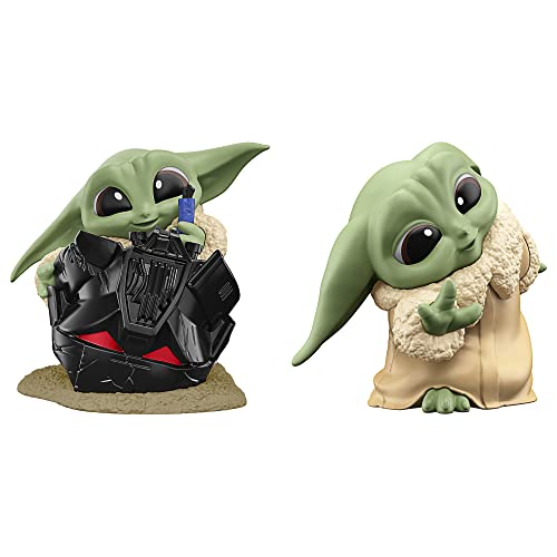 Star Wars Hasbro The Bounty Collection Serie 5 Grogu Figuras Pack 2 Pack de 2 Cascos Divertido Juego de Guckguck Juguetes para niños a Partir de 4 años, 5,5 cm, Multi, F5941