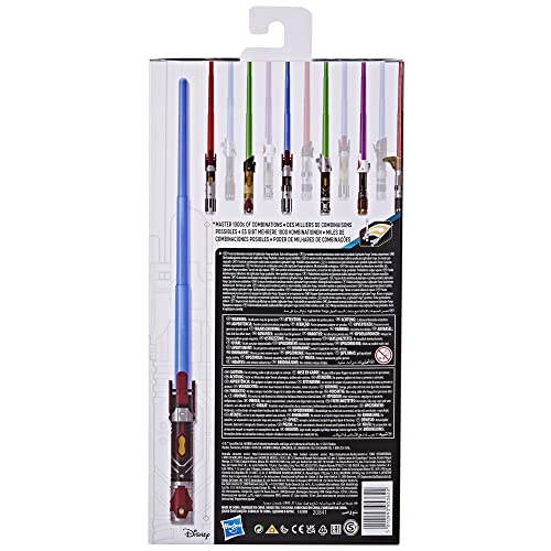 Star Wars Lightsaber Forge - Sable de luz Azul Extensible de Anakin Skywalker - Juguete Personalizable para Juego de rol - A Partir de 4 años