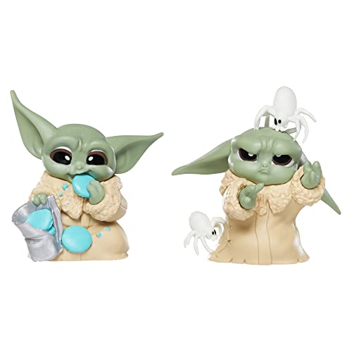 Star Wars - The Bounty Collection Series 4 - Pack Doble de Figuras de Grogu - Poses Arañas Molestas y Comiendo Galletas - A Partir de 4 años