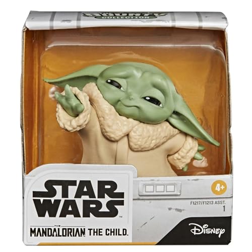 Star Wars The Mandalorian - The Bounty Collection - Juego de figuras de The Child de 2.5 pulgadas, 6 cm, The Child Drinking, Force Wielding y Puppy Eyes, juego 1