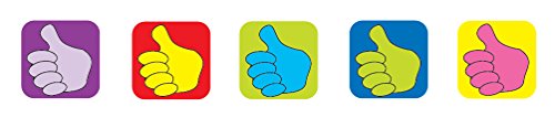 Sticker Solutions Mini Square Thumbs Up Stickers (Pack of 180)