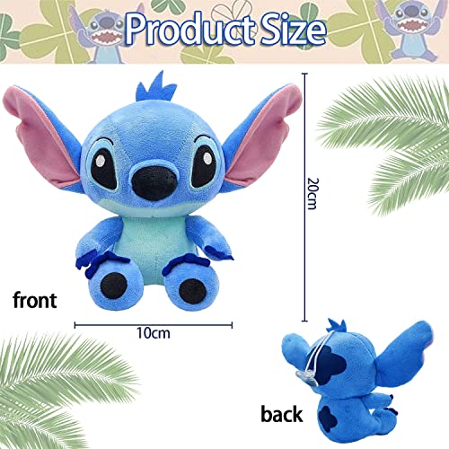 Stitch Juguete Muñeco Suave Lindos 20cm, Animal de Peluche de la pelicula Disney Lilo y Stitch, Adecuado para Todas Las Edades