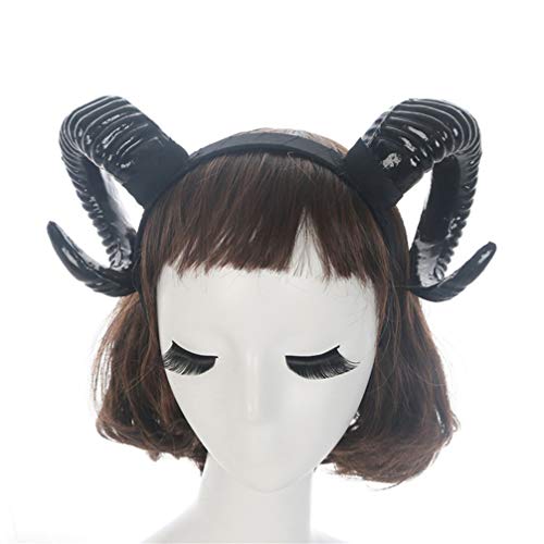 STOBOK Vestidos De Niñas Diadema De Cuerno De Diadema De Cosplay De Halloween Diadema Gótica De Cuerno De Antílope Sombreros De Cosplay Diadema De De Halloween Navidad Cabra Perder