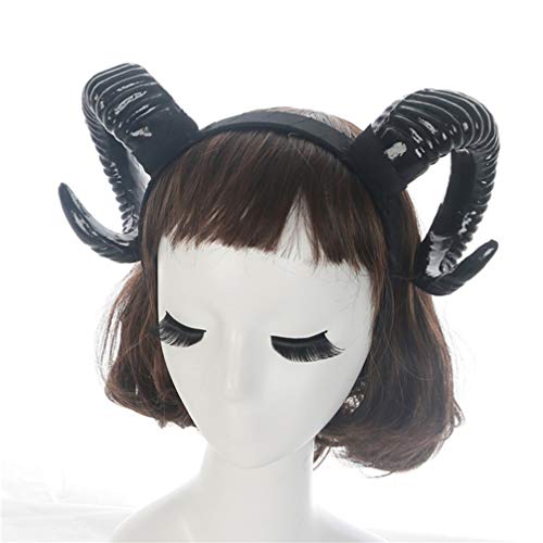 STOBOK Vestidos De Niñas Diadema De Cuerno De Diadema De Cosplay De Halloween Diadema Gótica De Cuerno De Antílope Sombreros De Cosplay Diadema De De Halloween Navidad Cabra Perder