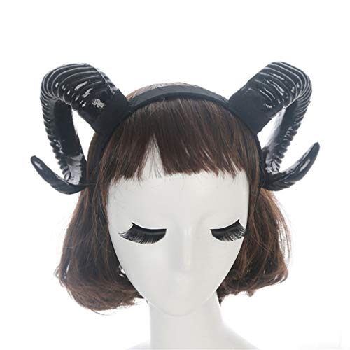 STOBOK Vestidos De Niñas Diadema De Cuerno De Diadema De Cosplay De Halloween Diadema Gótica De Cuerno De Antílope Sombreros De Cosplay Diadema De De Halloween Navidad Cabra Perder