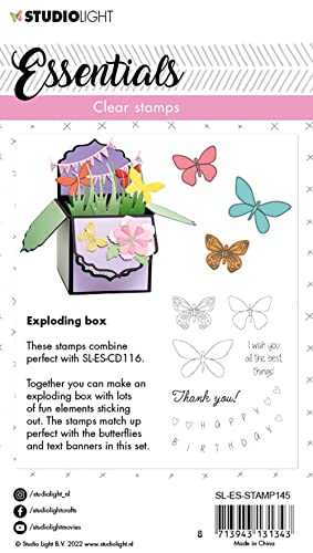 Studio Light Essentials Clear Stamp-Nr. 145, Exploding Box