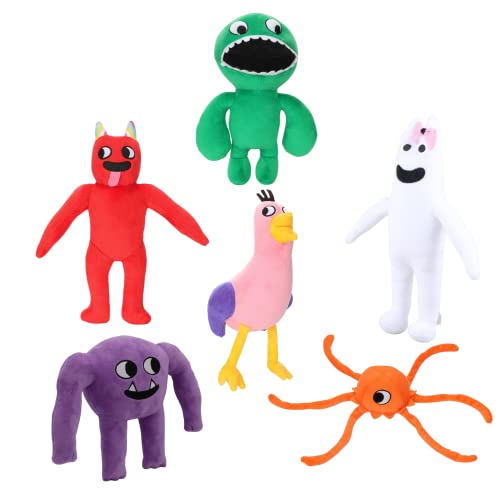 Super JAKES 6 Piezas Garten of Banban Plush - Juguete de Peluche Suave y Adorable para coleccionistas y niños por Igual