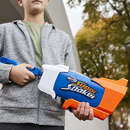 Super Soaker- Nerf Rainstorm-Pistola, explosión de Agua empapada, diversión al Aire Libre para niños, Adolescentes y Adultos, Color plástico (Hasbro F3890FF2)