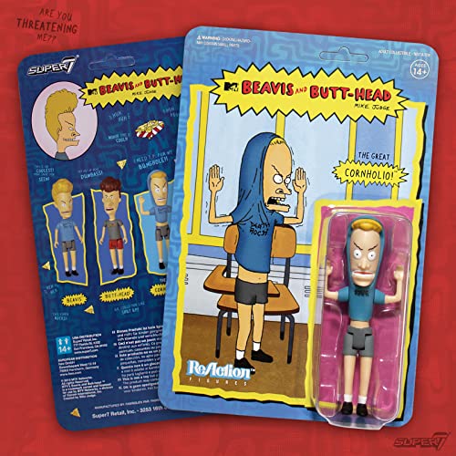 SUPER7 Figura Reaction Beavis and Butt Head Cornholio - Figura acción, Licencia Oficial