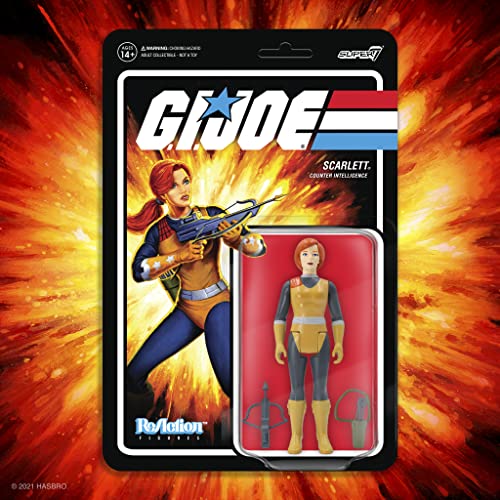 SUPER7 G.I. Joe - Figura Reaction Scarlett 10 cm