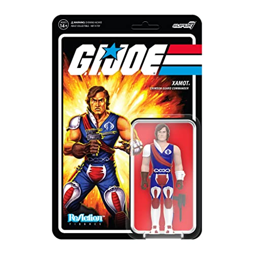 SUPER7 Super 7 Figura de reacción G.I. Joe Xamot de 9,5 cm