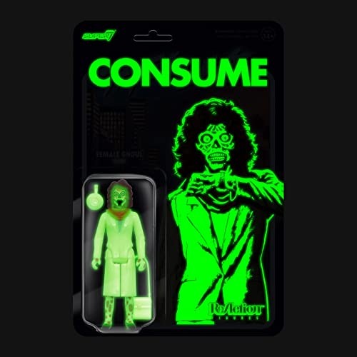 Super7 They Live - Figura de reacción de Ghoul Glow (3.75 pulgadas)