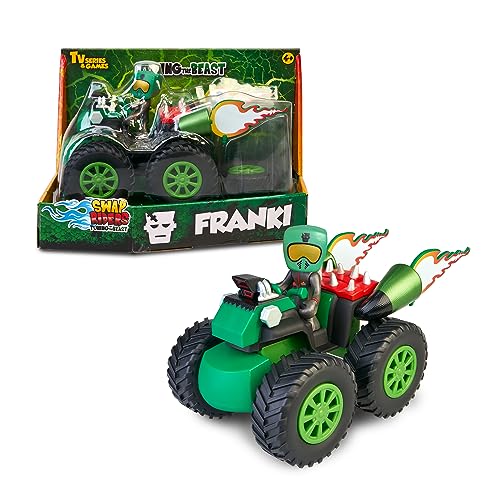 Swap Riders - Quad FRANKI, vehículo de juguete con diseño de Frankenstein, con 1 figura de un rider, más de 12 piezas intercambiables, para niños y niñas desde 4 años, Famosa (WAP01300)