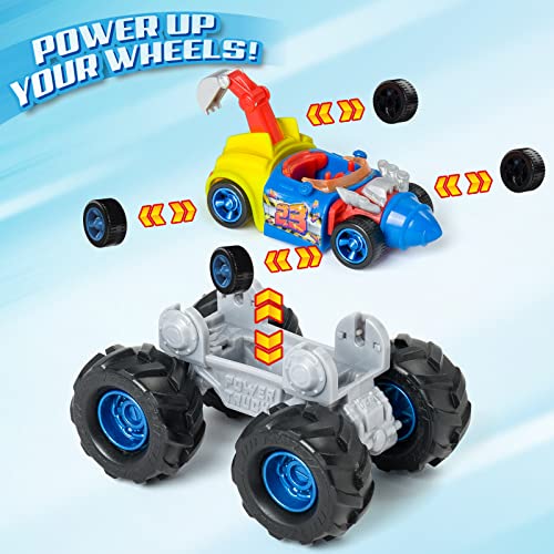 T-RACERS Turbo Truck Turbo Digger – Súper vehículo con 1 piloto y 1 vehículo exclusivos. Compatible con otros coches T-Racers