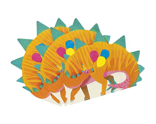 Talking Tables DINO-NAPKIN-DINO Party Dinosaurs Shaped Napkin 16Pk