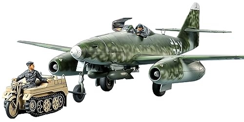 Tamiya 25215 1:48 Me262A-2A w. Kettenkraftrad (2) - Modelismo, Kit de plastico, Hobby, Manualidades, Pegamento, Kit de modelismo, maquetas, Montaje