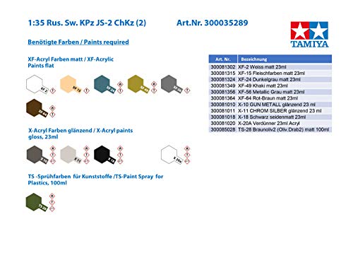 Tamiya - Accesorio para maquetas Escala 1:35 (35289)