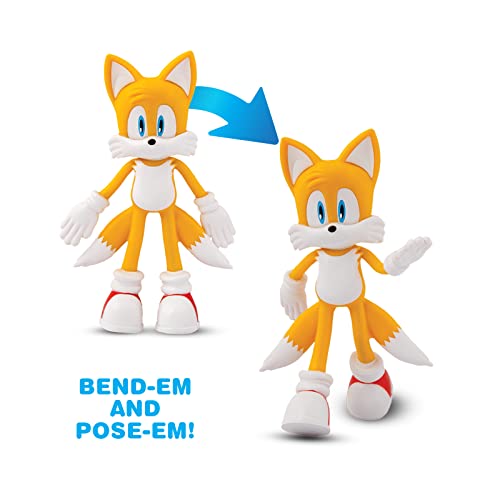 TCG Toys BendEMS Sonic The Hedgehog Las Figuras Originales de acción Flexibles y articuladas de los años 90 están de Vuelta!