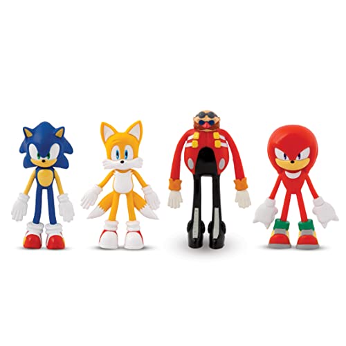 TCG Toys BendEMS Sonic The Hedgehog Las Figuras Originales de acción Flexibles y articuladas de los años 90 están de Vuelta!